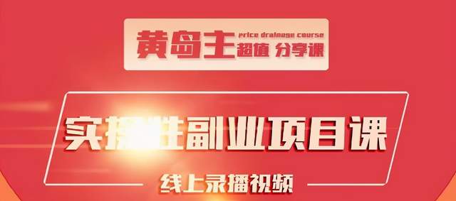 黄岛主实操性小红书副业项目，教你快速起号并出号，万粉单价1000左右-成可创学网