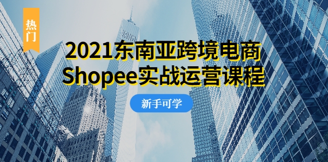 2021东南亚跨境电商Shopee实战运营课程，0基础、0经验、0投资的副业项目-成可创学网