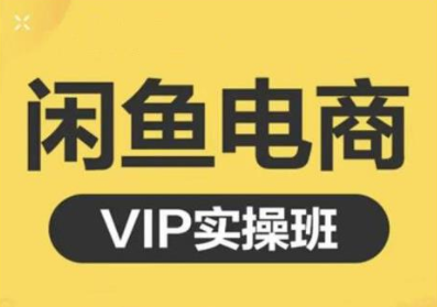 鱼客·闲鱼电商零基础入门到进阶VIP实战课程，帮助你掌握闲鱼电商所需的各项技能-成可创学网