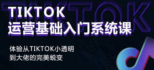 Tiktok实操进阶课程，体验从tiktok小透明到大佬的完美蜕变-成可创学网