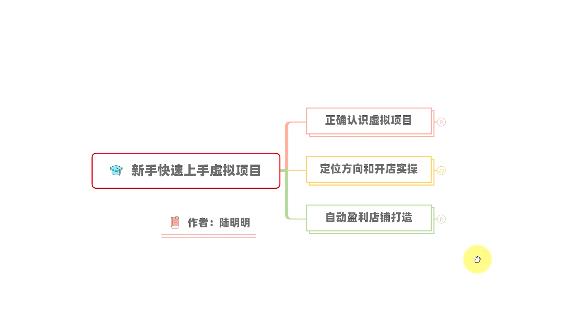 新手如何操作虚拟项目？从0打造月入上万店铺技术【视频课程】-成可创学网