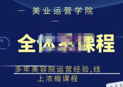 郑芳老师·网红美容院全套营销落地课程，多年美容院运营经验，线上浓缩课程-成可创学网