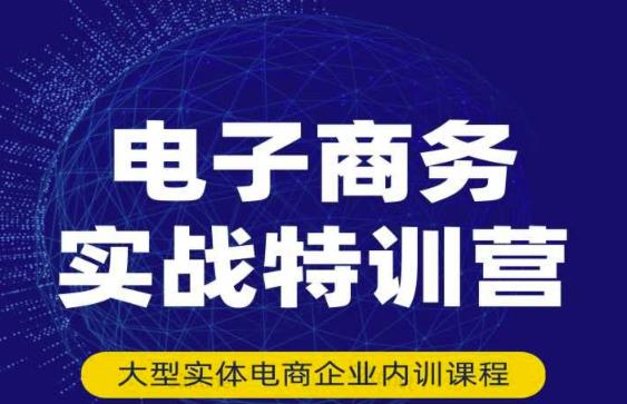 民赛电气内部出品：电子商务实战特训营，全方位带你入门电商，308种方式玩转电商-成可创学网