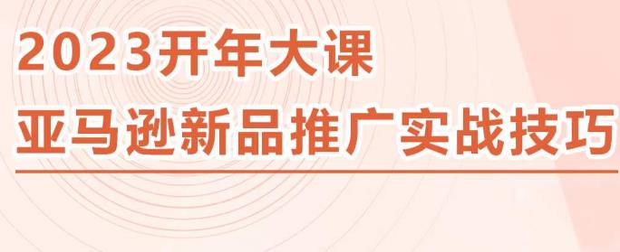 2023亚马逊新品推广实战技巧，线下百万美金课程的精简版，简单粗暴可复制，实操性强的推广手段-成可创学网