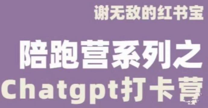 谢无敌ChatGPT打卡营，教你更好地使用ChatGPT来提高工作效率-成可创学网