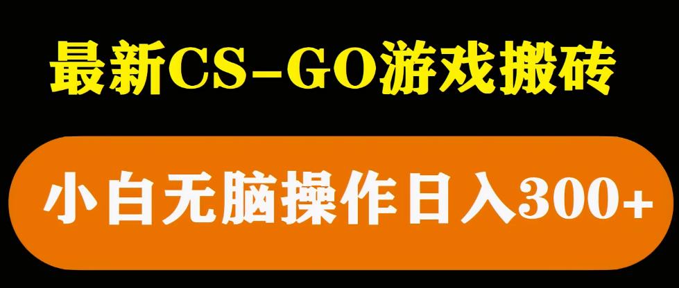 最新csgo游戏搬砖游戏，无需挂机小白无脑也能日入300+-成可创学网