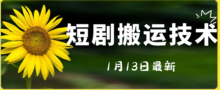 最新短剧搬运技术，电脑手机都可以操作，不限制机型-成可创学网