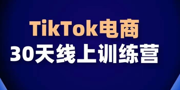 TikTok电商带货30天线上课，不可错过的全球流量洼地！-成可创学网