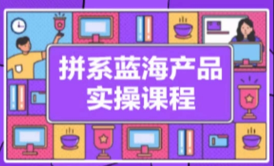 拼系冷门蓝海产品实操课程，从注册店铺到选品上架到流量维护环环相扣-成可创学网