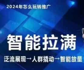 七层老徐·2024引力魔方人群智能拉满+无界推广高阶，自创全店动销玩法-成可创学网