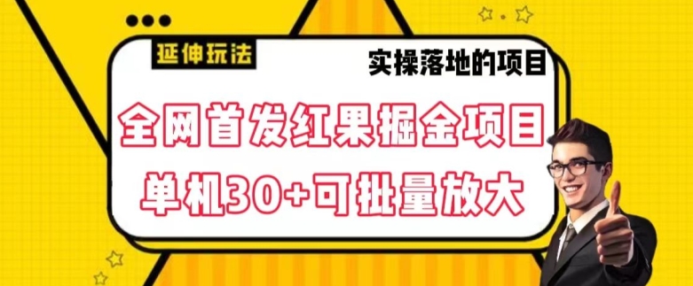 全网首发红果免费短剧掘金项目，单机30+可批量放大【揭秘】-成可创学网