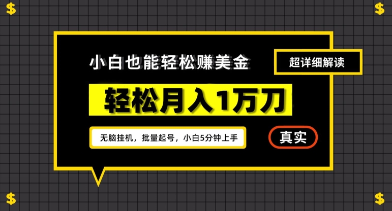 谷歌看广告撸美金2.0，无脑挂机，多号操作，月入1万刀【揭秘】-成可创学网