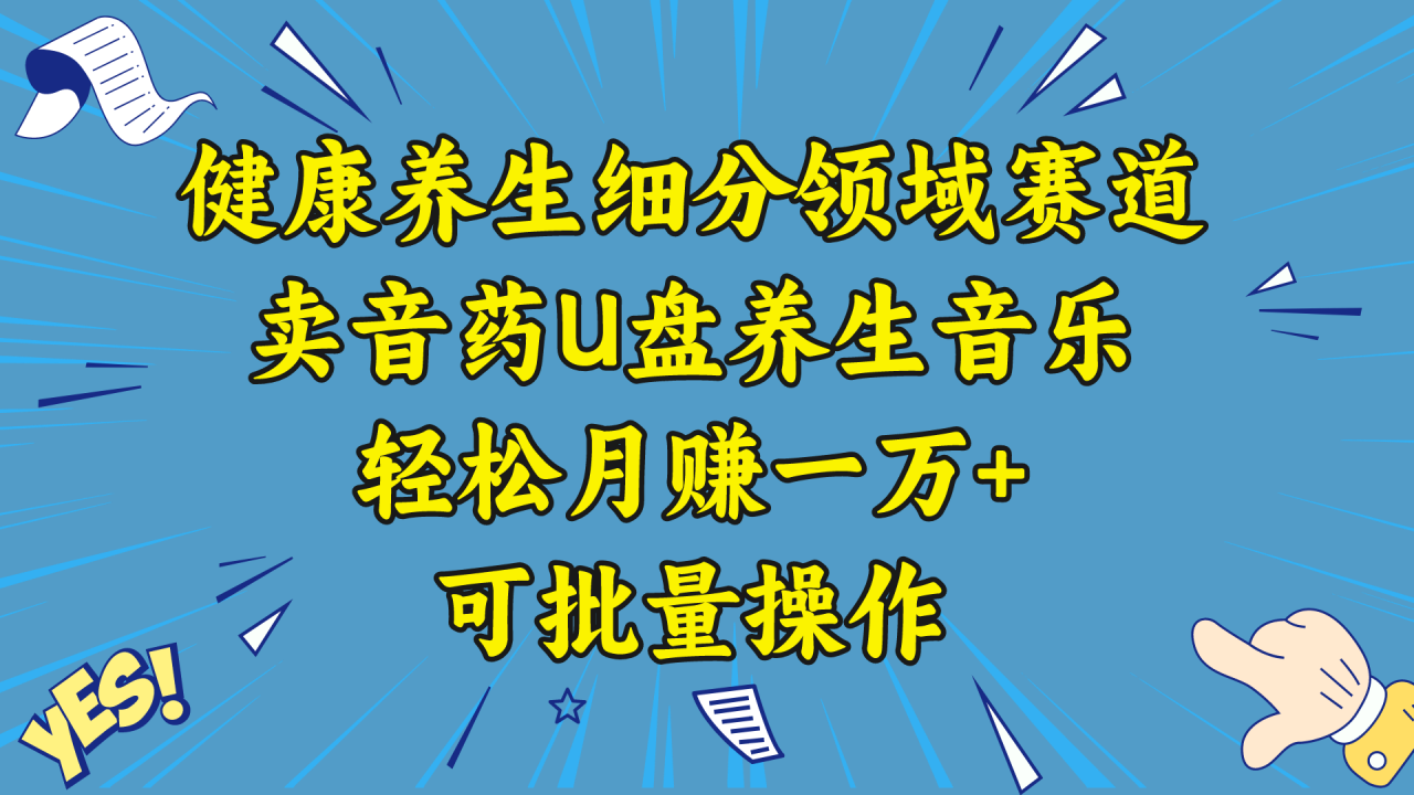 卖音药U盘养生音乐-成可创学网