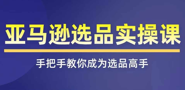 亚马逊选品实操课程，快速掌握亚马逊选品的技巧，覆盖亚马逊选品所有渠道-成可创学网