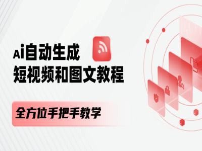 AI自动生成短视频和图文课程，全方位手把手教学-成可创学网