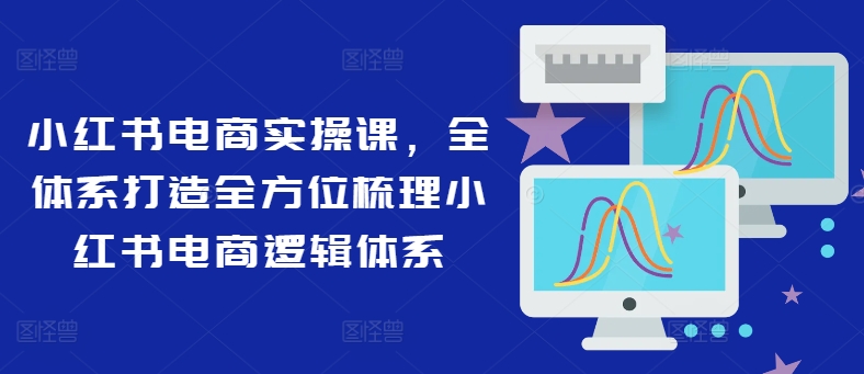 小红书电商实操课，全体系打造全方位梳理小红书电商逻辑体系-成可创学网