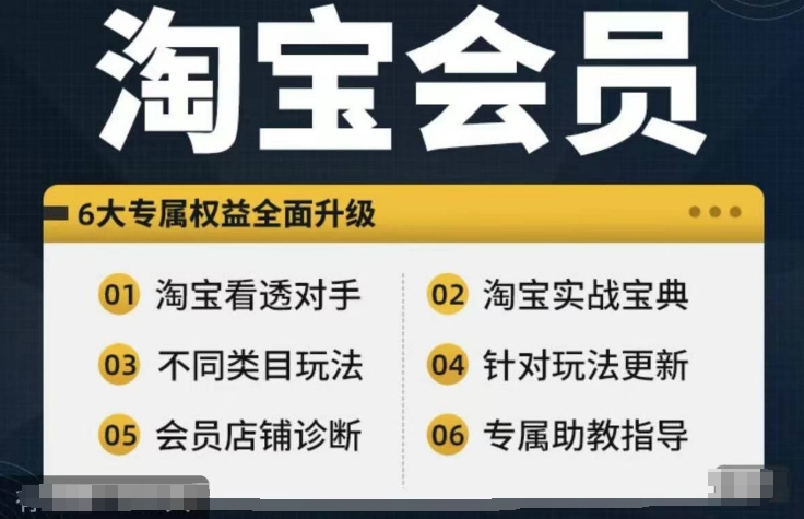 淘宝会员【淘宝所有课程，全面分析对手】，初级到高手全系实战宝典-成可创学网