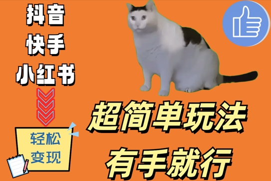 超简单玩法，有手就行，靠猫咪视频日入500+【揭秘】-成可创学网