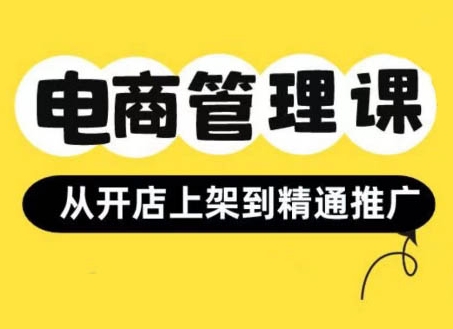 小红书&闲鱼开店从开店上架到精通推广，电商管理课-成可创学网