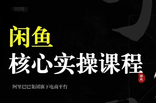 2024闲鱼核心实操课程，从养号、选品、发布、销售，教你做一个出单的闲鱼号-成可创学网