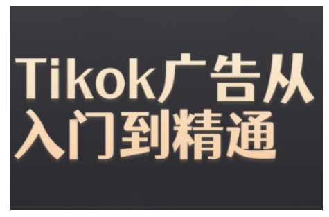 Tiktok Ads实操教程，Tiktok广告从入门到精通-成可创学网